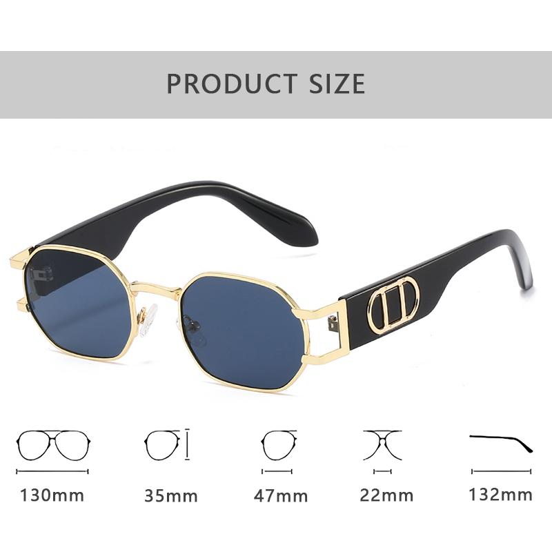 Fashion Brand Luxury Designer Sunglasses Women Men Vintage Steampunk Letter Shades Glasses Elegant Cute Party Sunglasses