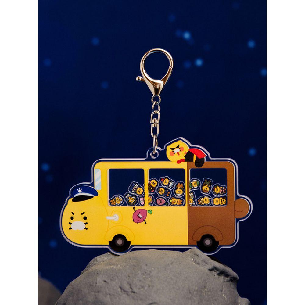 

KAKAO FRIENDS Chunsik Bus Acrylic Shaker Keychain_Chunsik single type