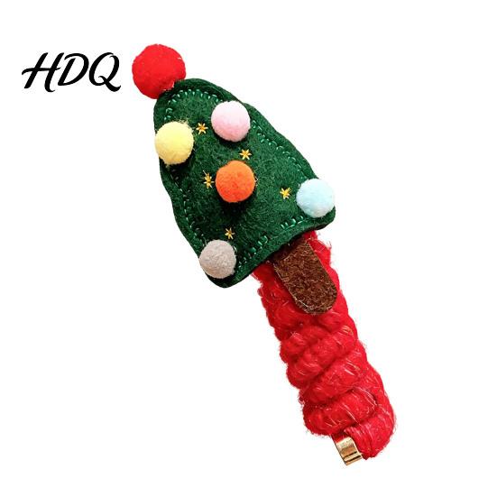 Festive Hair Accessories for Girls Cute Christmas Rope Girls Elk/Tree/Bell Elastic Headbands Holiday Gift Cartoon Children Party And Winter