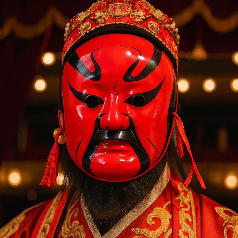 Party Supplies Beijing Opera Mask Eye Mask Cultural Decorative Face Cover Traditional Craft  Show