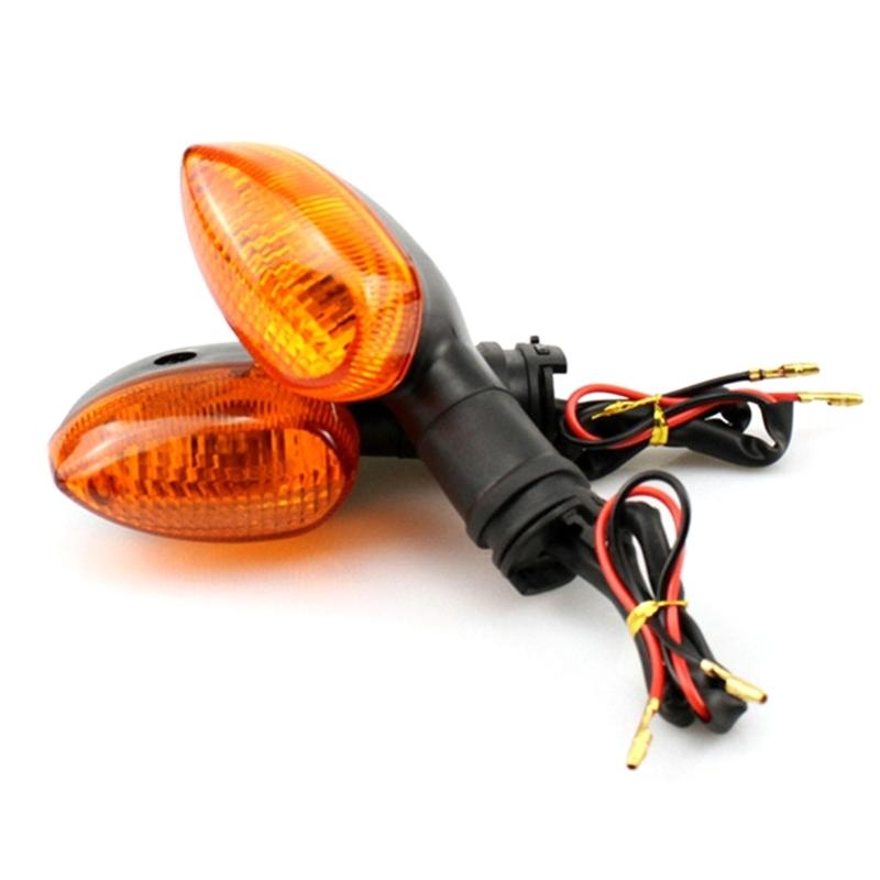 High Visibility Motorcycle Direction Indicators Waterproof 12V Universal Turn Signal Light Energy Efficient yellow