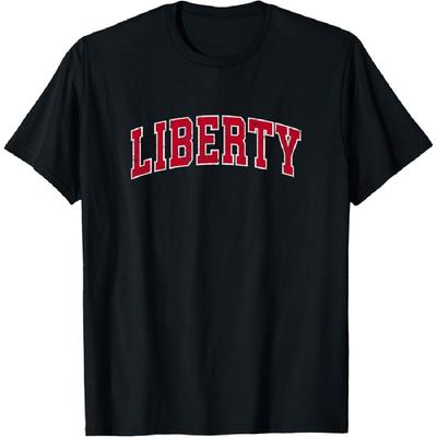 Liberty Missouri MO Vintage Sportdesign Rotes Design T-Shirt