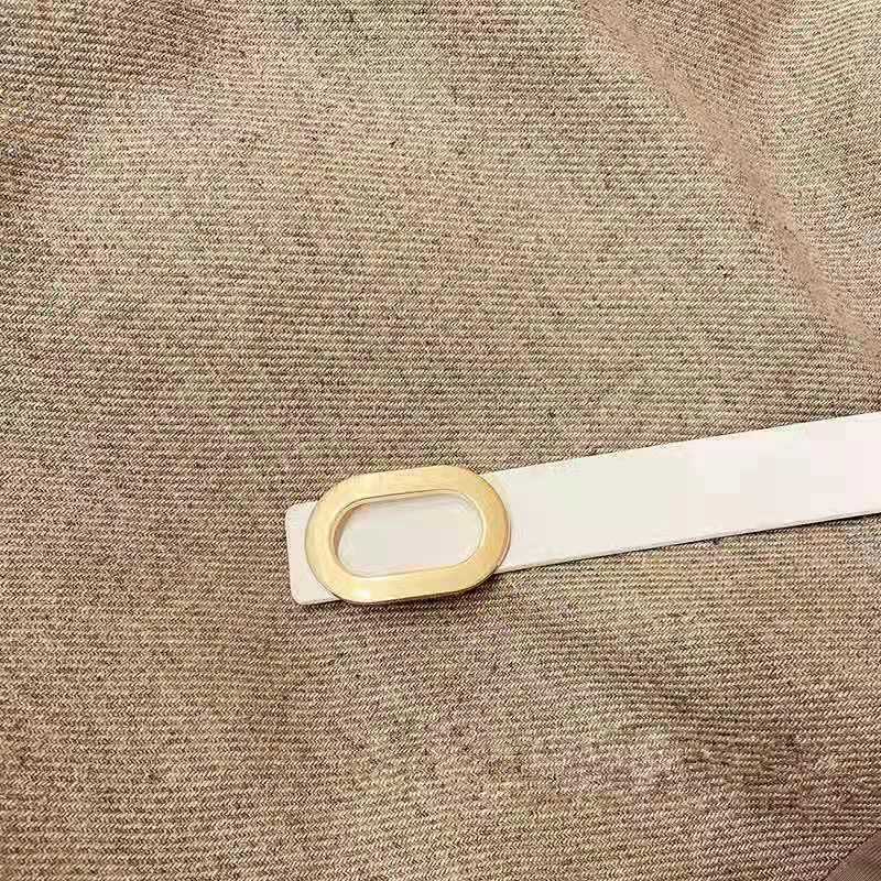 New Korean Version of Popular Imitation Leather Belt for Women Antique Hidden Buckle Belt for Women New European and American Style Belt