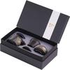 Purple sand teacup with lid filter tea separation cup office cup mug household personal tea cup gift box
