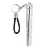 Metal Storage Tube Keychain 7 Compartment Water Proof Portable Travel Container Aluminum Alloy