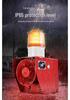 TGSG-07 Waterproof Industrial Alarm 220V for Cranes, Ports, Docks & Steel Mills - Sound & Light, Bottom Mount.