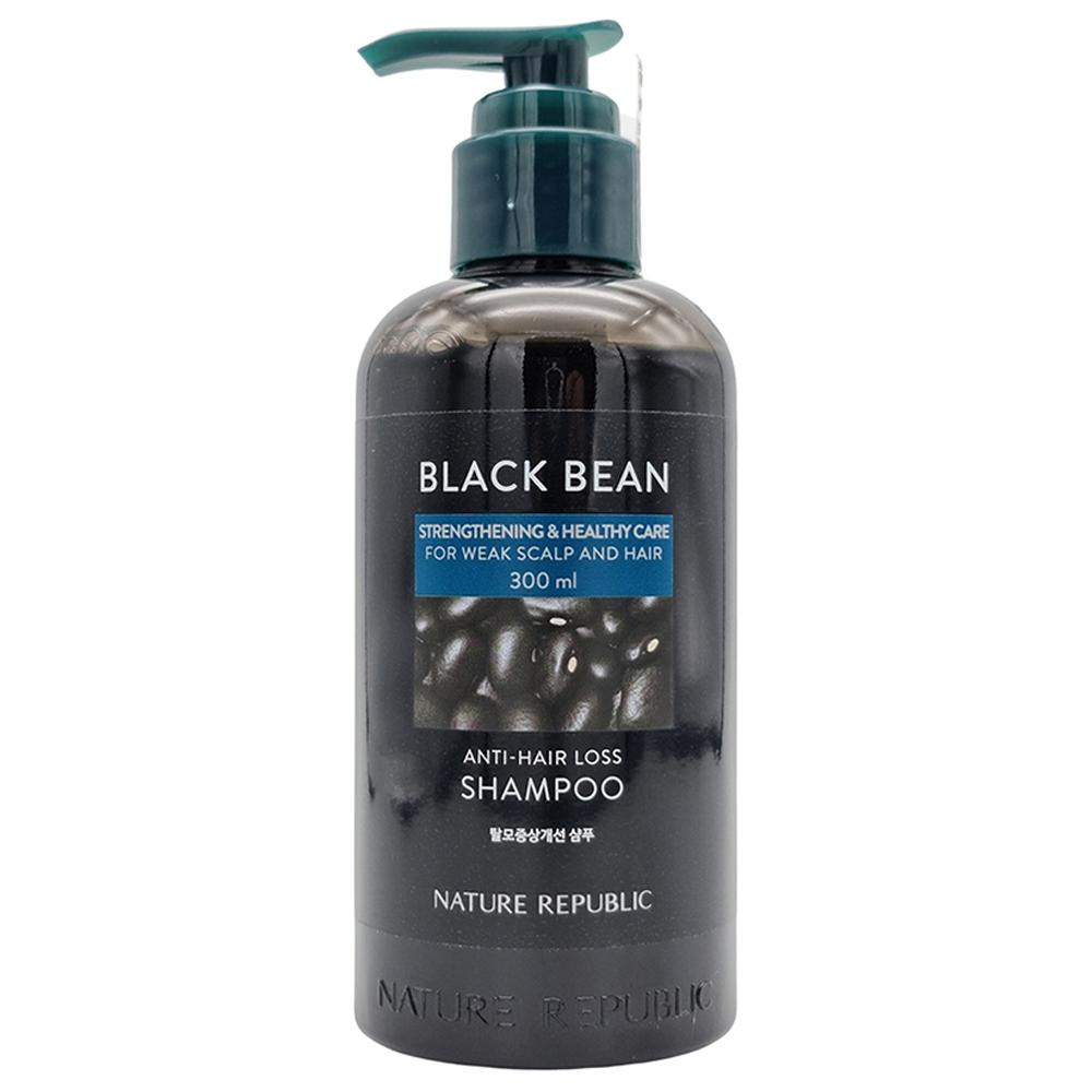 

[NATURE REPUBLIC] Black Bean Anti Hair Loss Shampoo / Treatment / Root Tonic Shampoo 300ml