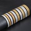 12/14/16/18/20mm Stretch Expansion Stainless Steel Watch Band Universal Strap Metal Elastic Belt for Men Women Watch Accessories