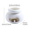 Essential Oil Burner Decorative Ceramic Oil Diffuser Tabletop Essential Oil Warmer Versatile Aroma Burner for Yoga Home Bedroom