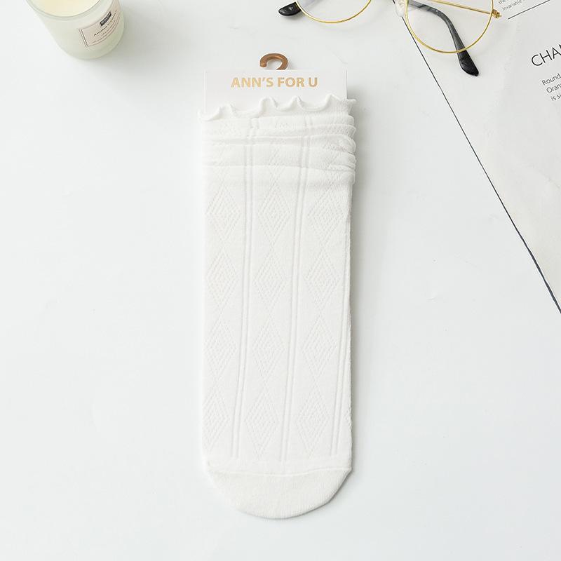 Girls Socks Summer Thin Breathable Mesh Baby Stockings College Wind Sweet Children'S Love Knee Socks