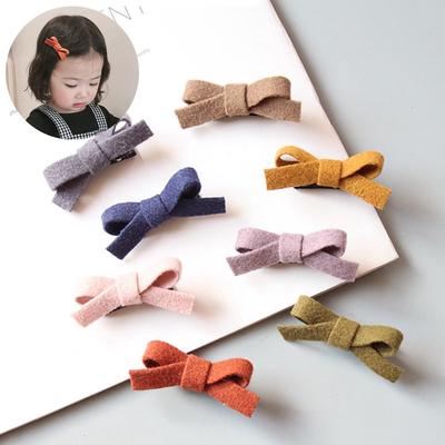 2 Teile/satz Bunte Kinder Haar Clips Bögen Kinder Mädchen Haarnadel Haarspangen Baby Haar Zubehör