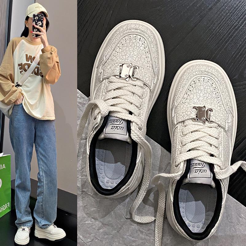 

Повседневная обувь для женщин на толстой подошве, спортивная белая обувь для женщин 40