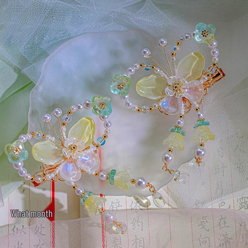 Ancient Style Tassel Hanfu Hair Accessories for Women & Girls - Chinese Princess Hair Clips