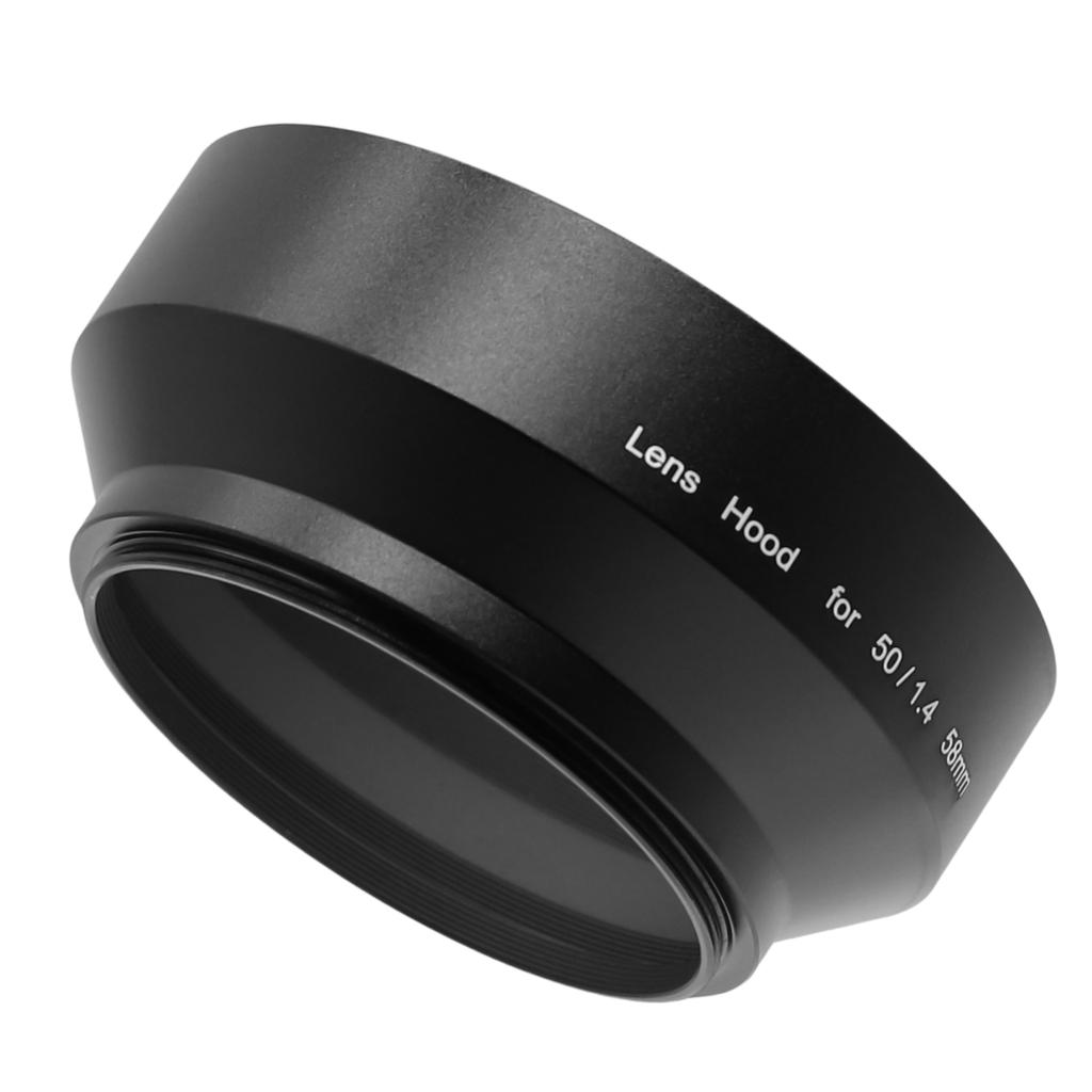 Metal Screw-in Lens Hood Lens Protector For Nikon 50mm F/1.4 Lens For EF 50mm F/1.4 USM