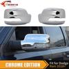 2x Chrome Rearview Side View Mirror Cover For Ram 1500 19+ W/turn Light Exterior