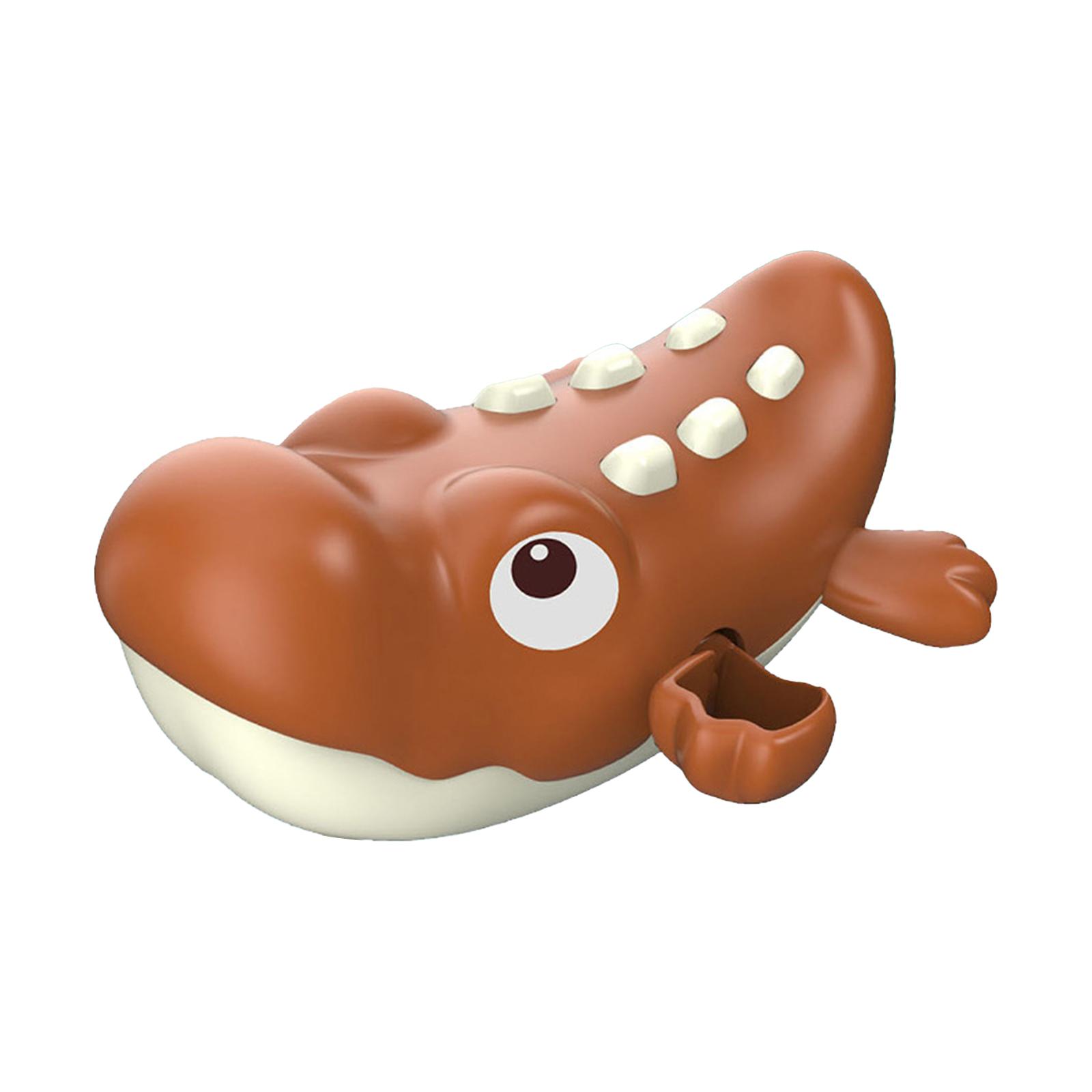 

Wind Up Bath Toy for Toddlers and Kids Water Play Crocodile Shape Floating Bath Toy Durable Plastic Material Safe for Children One Size
