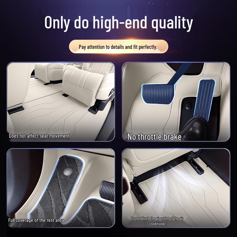 Dark Blue S09 Full Coverage Floor Mats & Car Interior Carpets - 25 Styles with Trunk Mat Accessories.
