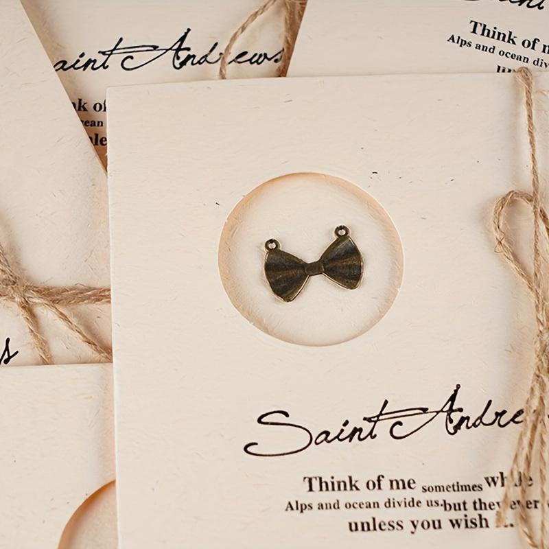 1Set Retro Greeting Card Small Card, Exquisite High-end Creative Three-dimensional Birthday Card, Gratitude and Blessing Small Card