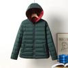 Winter New Light Down Jacket Women's Short Hooded Loose Fashion Large Size Small Thin Jacket