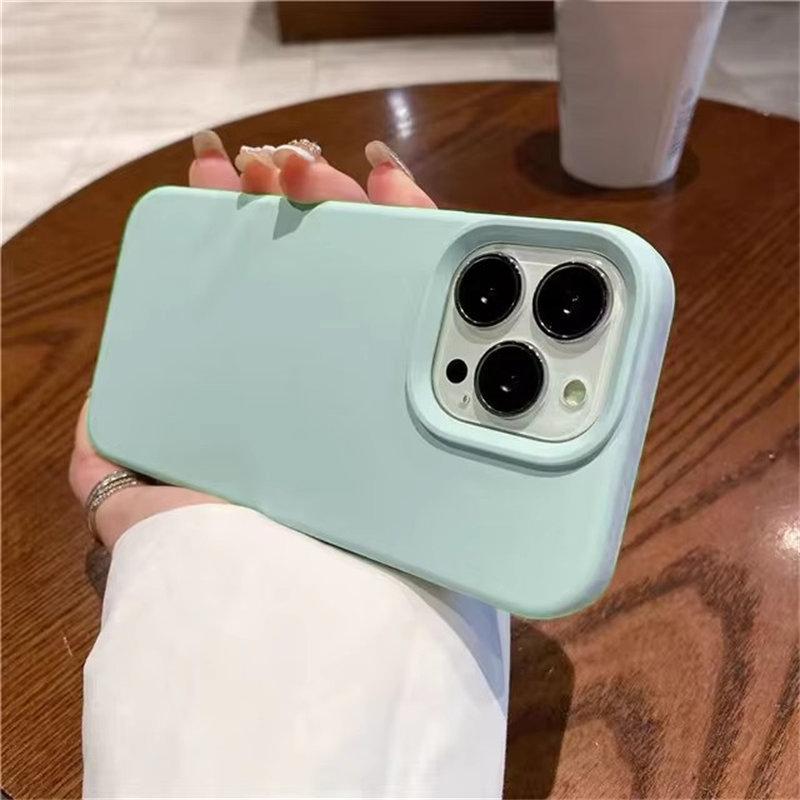 Luxusní tekuté silikonové pouzdro pro iPhone 13 14 15 Pro Max 11 12 Mini X XS XR Plus Ochrana fotoaparátu nárazuvzdorný kryt
