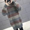 Sweater Women Autumn and Winter Thickened Warm Knitted Stretchy Long-Sleeve Oversized Top