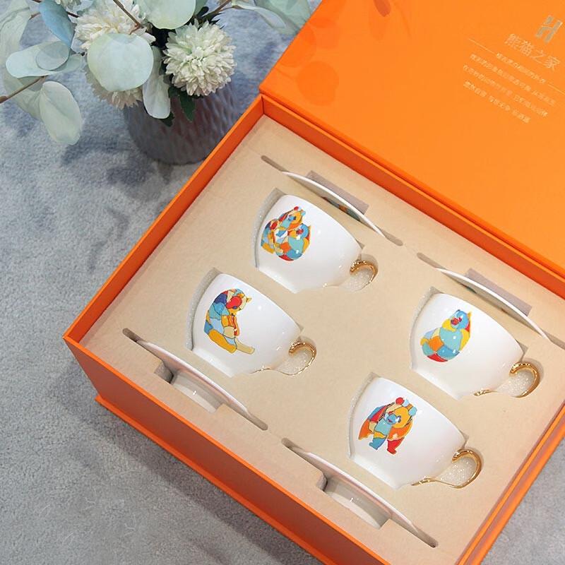 H.Y. Three Little Bears Ceramic Coffee Cup