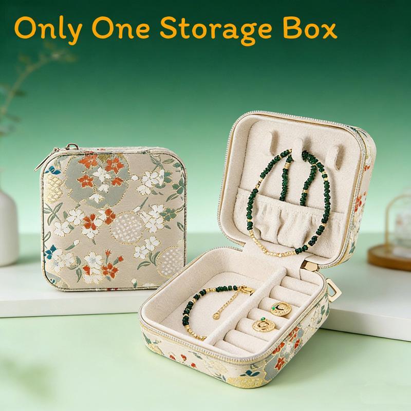 Style Jewelry Box With Leather Material For Gift Storage And Travel