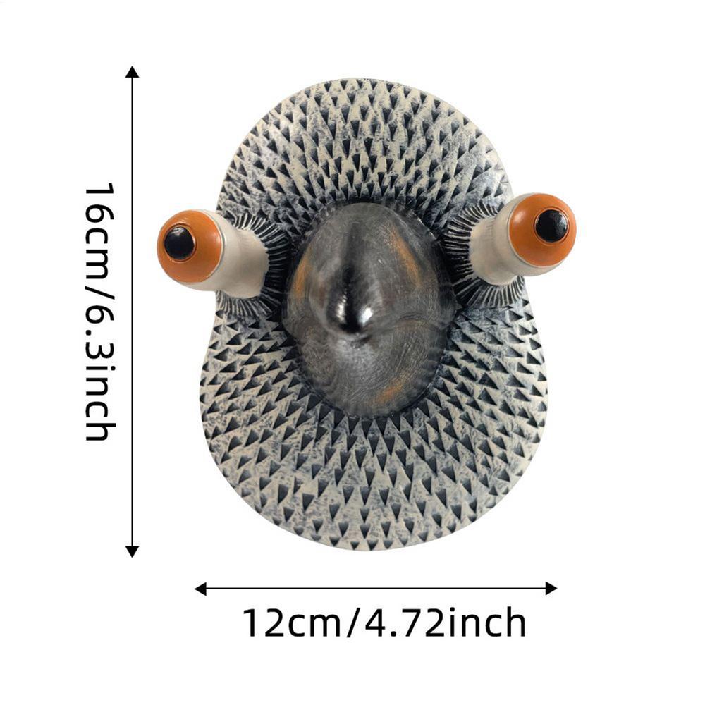 Bird Wall Decor Animal Head Wall Mount Art Decor Aesthetic Statue Rustic Home Decor For Garden Farmhouse Holiday Family Women