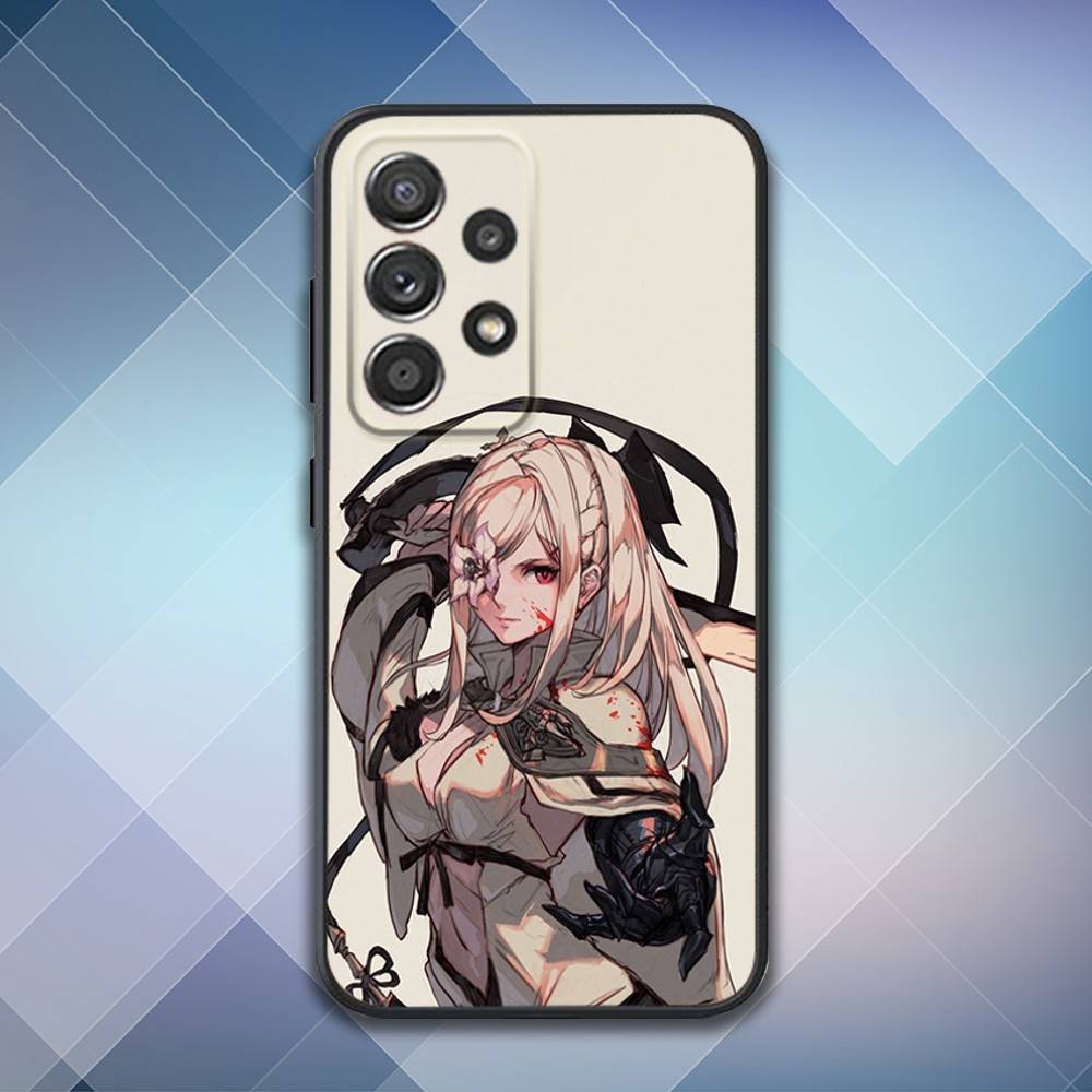 D-Drakengard Game Zero Phone Case For Samsung S 25,24,23,22,30,21,10,9,Ultra,Plus,Lite,FE,4,5 G Soft Black Case