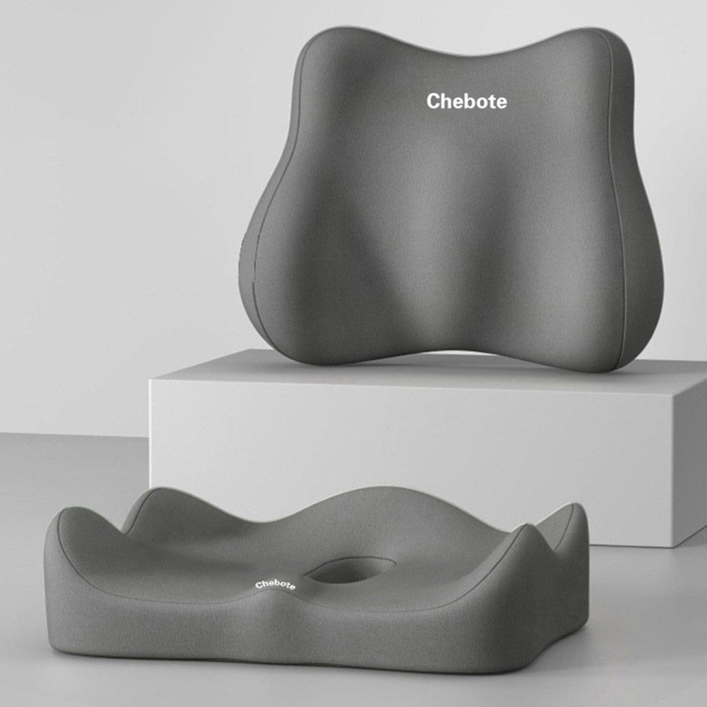 

Эргономичная подушка для поясничной поддержки, поддержка поясницы, подушка для офисного кресла, новая подушка для сиденья для офисного кресла серый