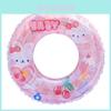 2024 New Cartoon Cherry Rabbit Swim Ring Adult Inflatable Underarm Swim Ring Pvc Glitter Swim Ring