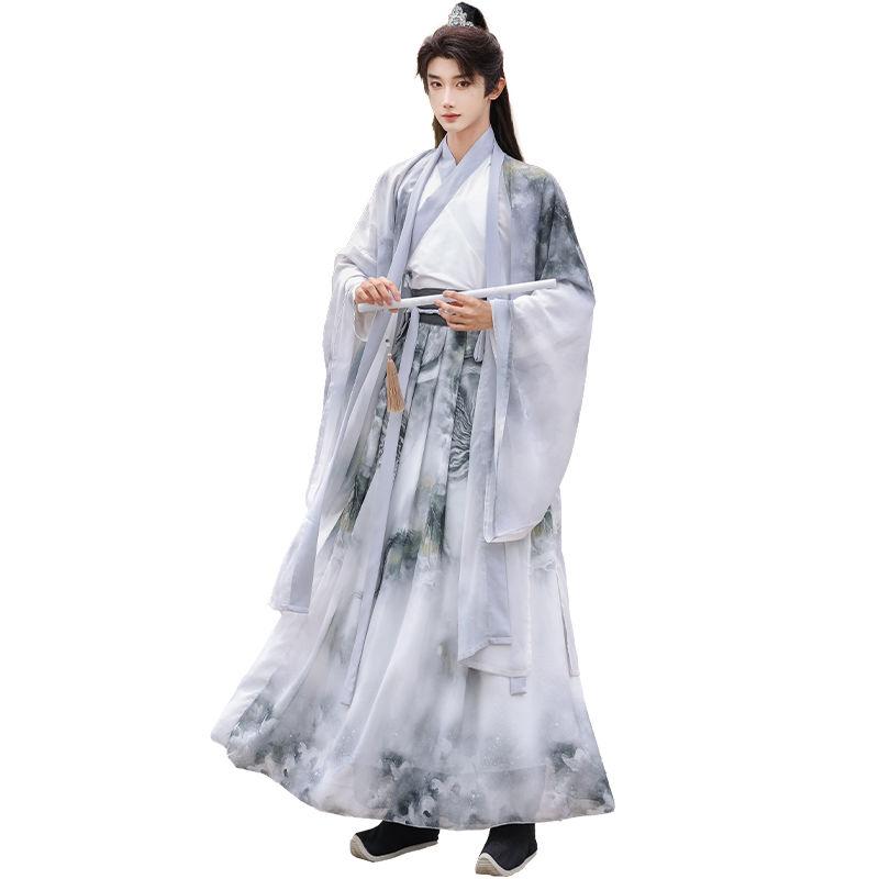 Hanfu Alltagsanzüge im Stil der chinesischen Song-Dynastie für Männer und Frauen