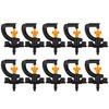 10/20pcs 360° Rotary G Type Micro Nozzle Sprinkler Garden Greenhouse Drip Irrigation Sprinkler Atomize for Lawn/Flowers/Plant