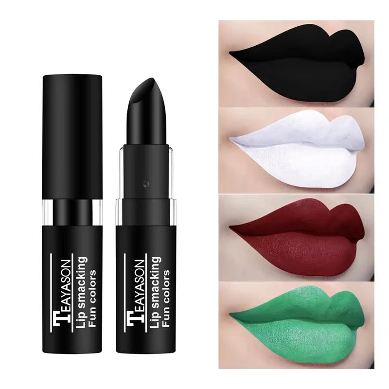 Sexy Matte Coloured Velvet Lipstick Long Lasting Non Fading Non-stick Cup Solid Lip Gloss Party Lips Makeup Cosmetics