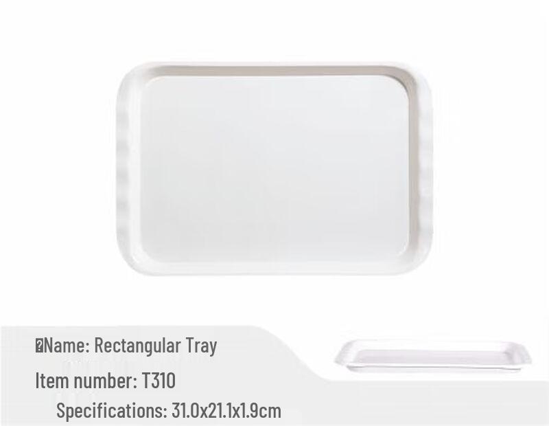 Serviertablett aus Melamin in Lebensmittelqualität