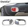 2x Chrome Rear Tail Fog Light Lamp Cover Trim Frame For Jeep Renegade 2016-202
