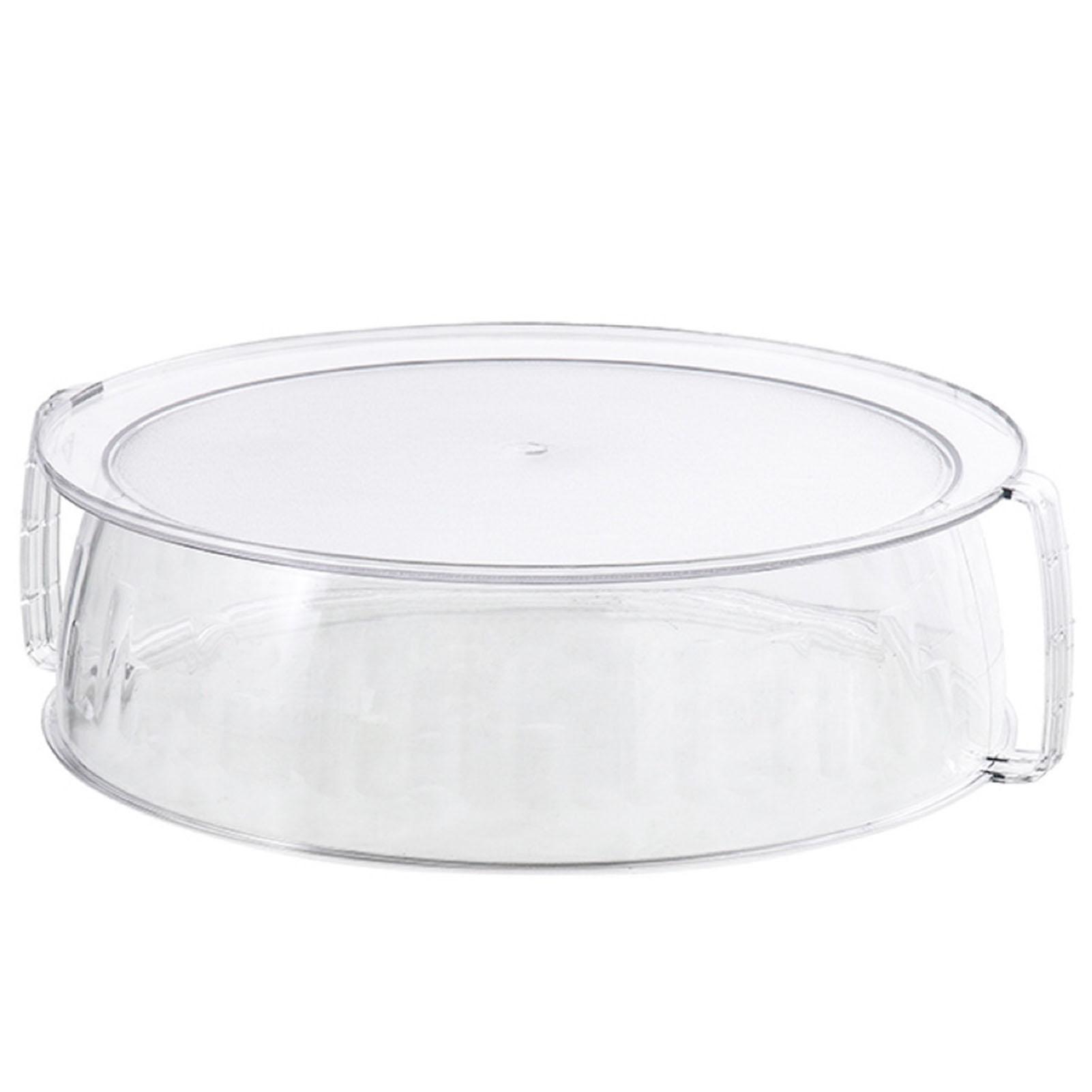 

Clear Microwave Splatter Cover Splatter Guard Lid with Handle for Heating Pasta Warming Leftovers прозрачный