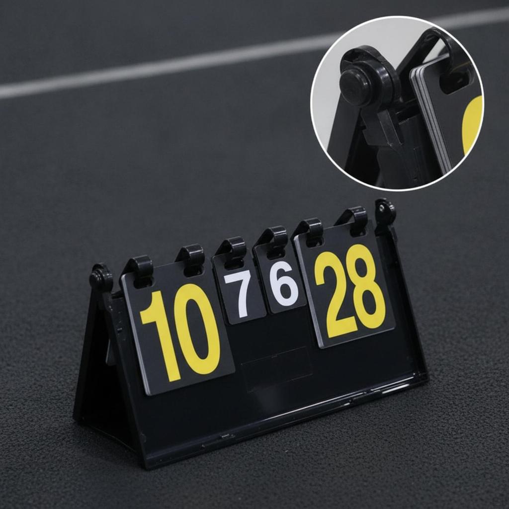 Manual Flip Scoreboard Lightweight Score Stable for Schools