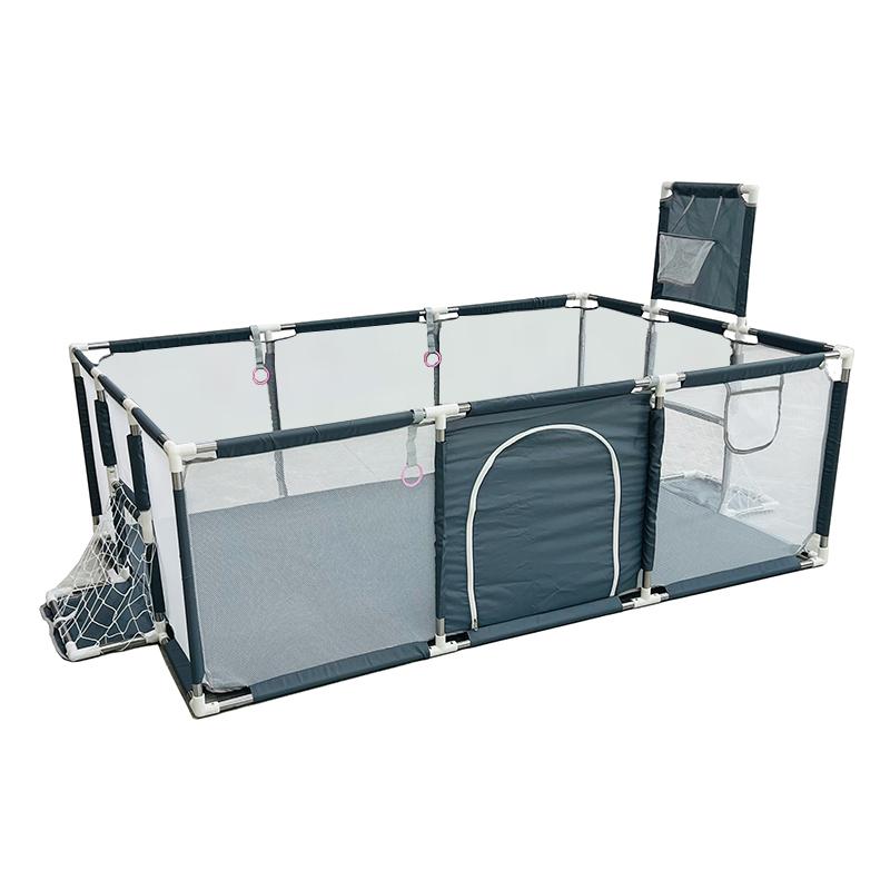 

Безопасный детский манеж для детей, семейное общение, детская игровая площадка, детские барьеры, забор, чулки для новорожденных, игровой парк 2 soccer doors темно-серого