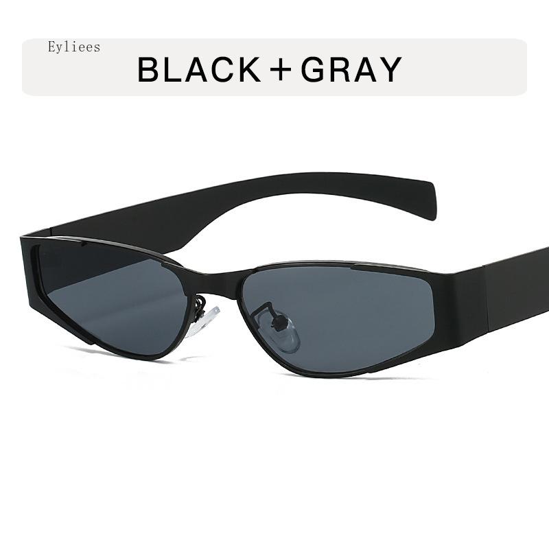 Small Narrow Frame Sunglasses Women Y2k Cat Eye Sun Glasses Female Fashion Brand Vintage Sports Punk Hip-Hop Style Eyewear