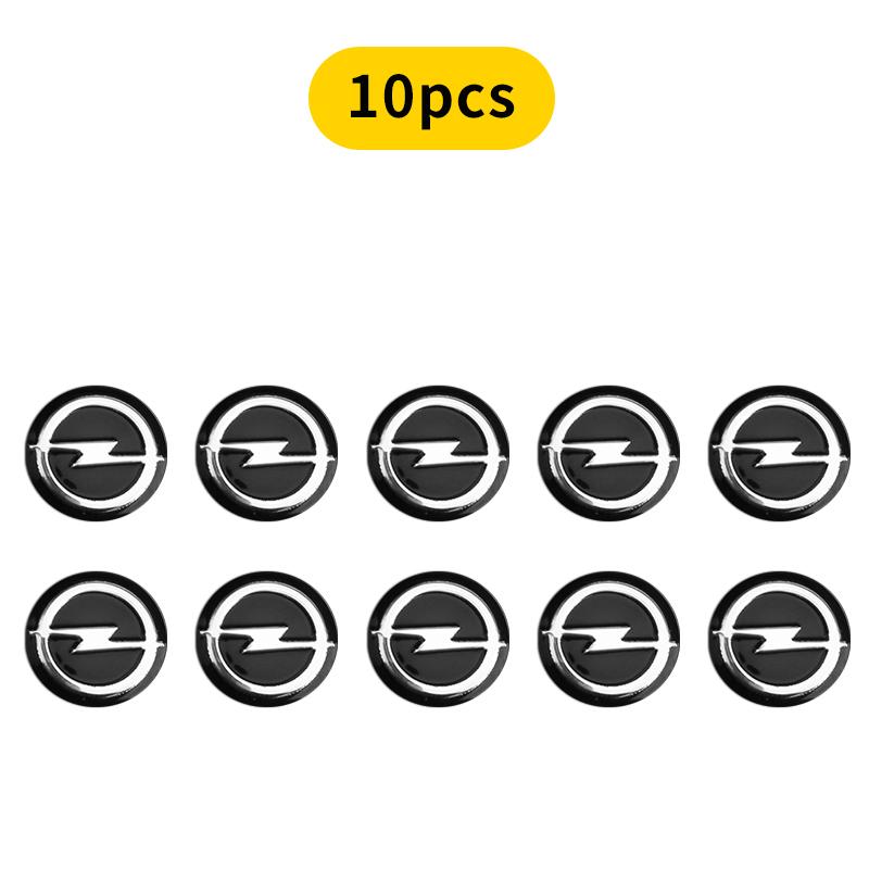2/5/10Pcs 14mm Car Key Emblem Auto Control Keychain Sticker Accessories For Opel Insignia Astra Antara Meriva Zafira H G Corsa