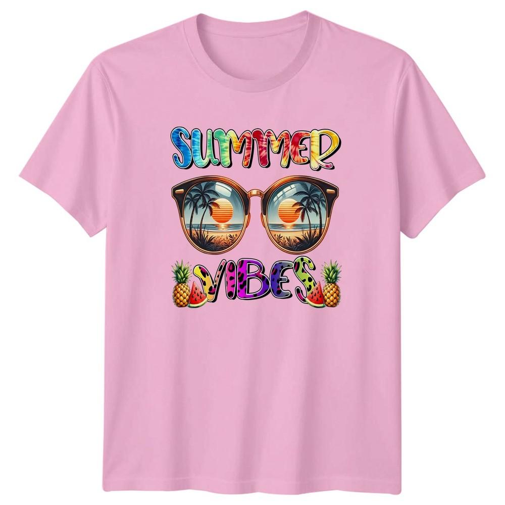 Summer Vibes TShirt Tropical Lifestyle Holiday Gift For Him And Her