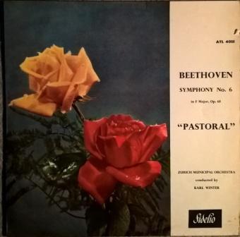 

LP Record LUDWIG VAN BEETHOVEN ZURICH MUNIC Symphony No.6 in F Major Op. 68 Pa ATL4035 Fidelio 1962 UK Classical Used