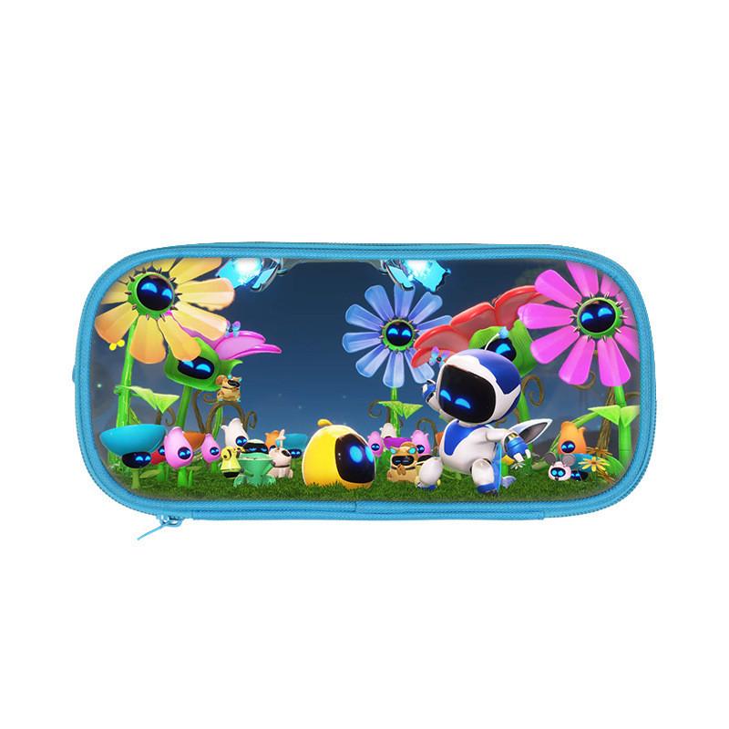 Astro Bot Themed Space Robot Double Layer Pen Pouch For Students And Young Creatives