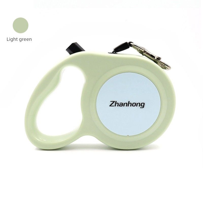 

Dog Hand Holding Rope Automatic Retractable Outing Dog Leash Dog Chain Large, Medium and Small Dogs Teddy Corgi Pet Supplies M(5 M, bearing 20kg) Light green