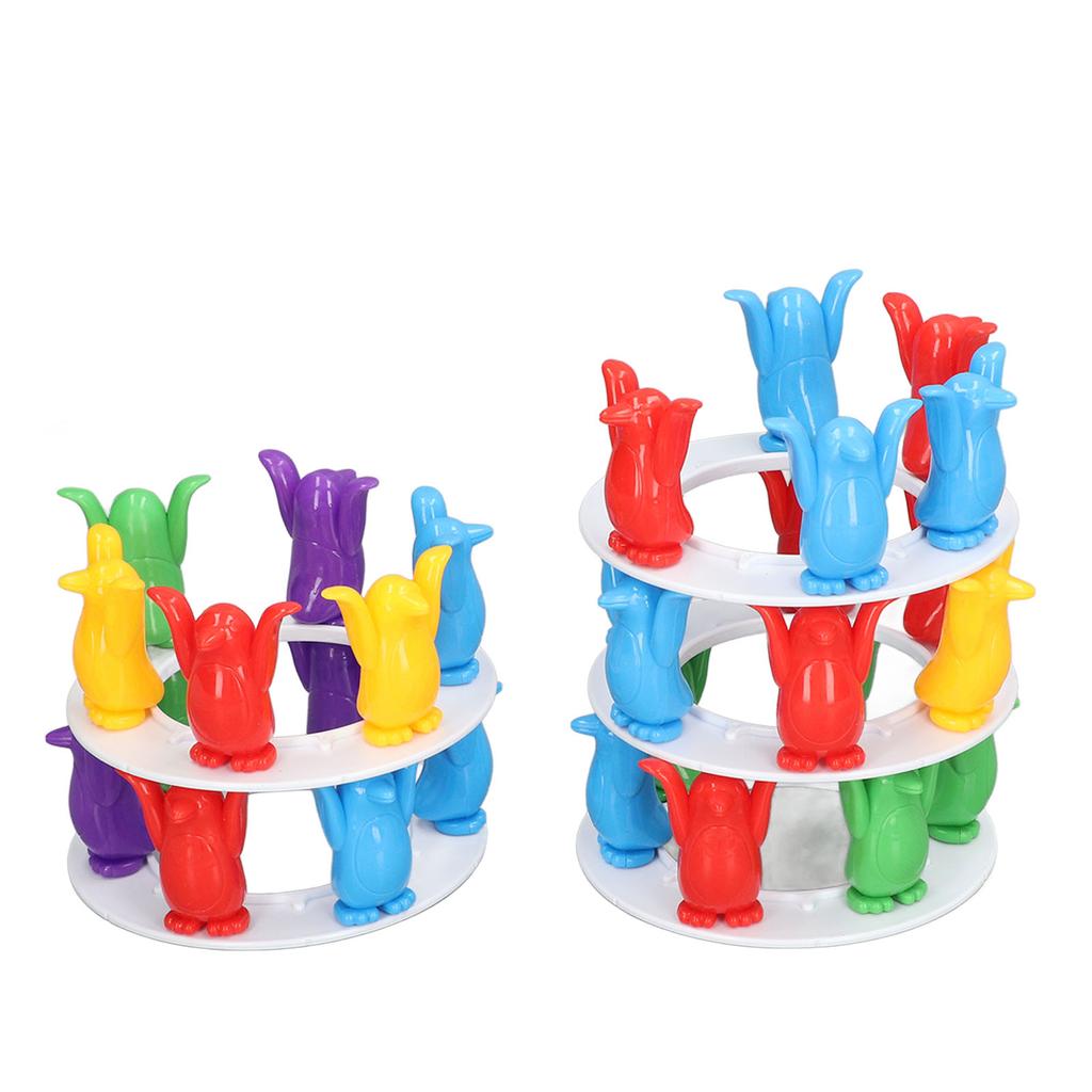 Balancing Block Stacking Game Penguins Exercise Hand Eye Coordination Tower Game Stacking Game for