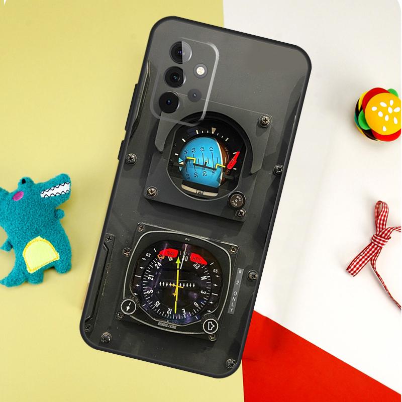 Aviation Aeroplane Pilot Cockpit For Samsung Galaxy A55 A35 A15 A54 A34 A14 A53 A33 A13 A05 A06 A16 A22 A32 A52 Phone Case