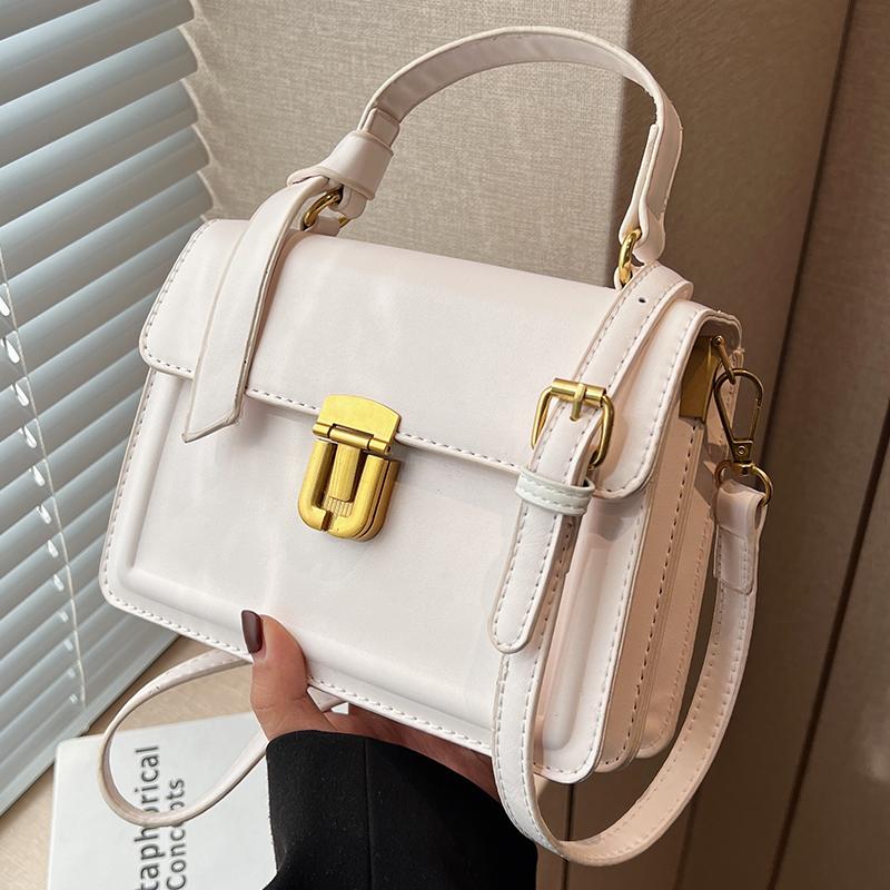 Summer Women's Square Handbags High Quality Pu Shoulder Crossbody Bags Sweet Girls Simple All-match Messenger Bag