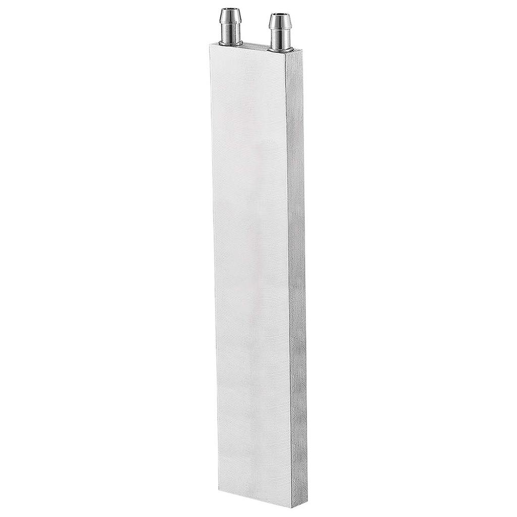 uxcell Aluminum Water Block 40x240mm Polished Heatsink with Nozzle for PC Computer CPU Graphics Radiator