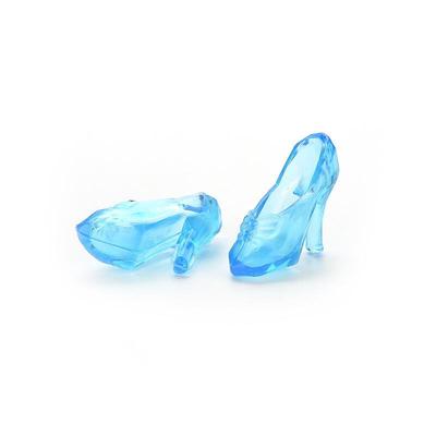 Shoes High Heels Barbie Shoes Doll Shoes Pair of Crystal Shoes Toy Accessories 1 Pair Promotion Transparent Crystal Barbie Doll